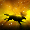 Волки Позади бежащего волка раскрылся космос, by rigbarddan аватар