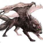 Волки Крылатый волк коричневый аватар
