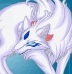 Волки Белая волчица с голубыми глазами аватар