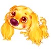 Собаки Веселый желтый пес с красным носом аватар