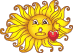 Солнышко, солнце Солнышко с сердечком аватар