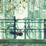 Город Велосипед на мосте аватар