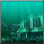 Город Разрушенный город полностью оказался под водой аватар