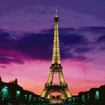 Город Салют над эйфелевой башней аватар