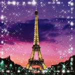 Город Чарующий париж, вид на эйфелеву башню аватар