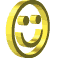 Улыбка Прозрачный смайлик улыбчиво вращается аватар