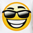 Улыбка Смайл в очках улыбается аватар