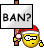 Надписи для форума Бан с вопросом аватар