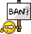 Надписи для форума Бан со знаком вопроса аватар