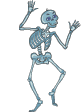 Хэллоуин Скелет танцует аватар