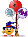 Хэллоуин На праздник с воздушными шарами аватар