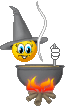 Хэллоуин Ведьма с котлом аватар