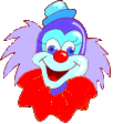 Цирк Клоун в шляпке аватар
