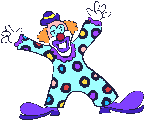 Цирк Клоун в голубом костюме аватар