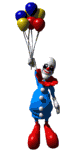 Цирк Клоун летит на шариках аватар