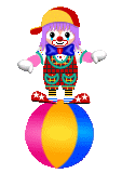 Цирк Клоун на мяче аватар