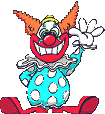Цирк Клоун в костюме в горошек аватар