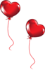 Воздушные шарики Два сердечка - шарика аватар