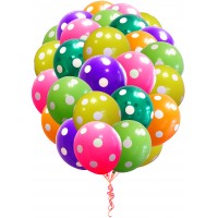 Воздушные шарики Горох разноцветный на шарах аватар