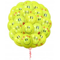 Воздушные шарики Смайлы желтые шары аватар