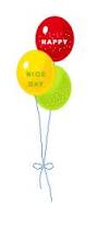 Воздушные шарики Желтый, зеленый и красный шарики аватар