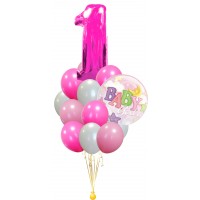 Воздушные шарики Baby (для девочки) на 1 год шарики аватар