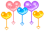 Воздушные шарики Шарики-сердечки разноцветные аватар