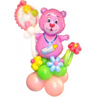 Воздушные шарики Мишка с погремушкой из шаров аватар