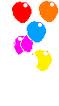 Воздушные шарики Летящее разноцветье аватар