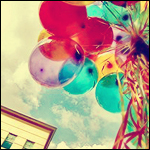 Воздушные шарики Радужные воздушные шары на фоне неба аватар