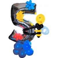 Воздушные шарики 5 лет ребенку. шары аватар