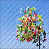 Воздушные шарики Разноцветные воздушные шары в небе аватар