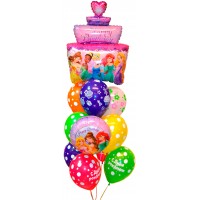 Воздушные шарики С Днем рождения, принцесса аватар