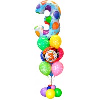 Воздушные шарики На День Рождения ребенку воздушные шары. 3 года аватар