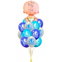 Воздушные шарики Спасибо за сына с младенцем шары аватар
