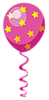 Воздушные шарики Розовый шарик со звездами аватар