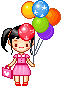 Воздушные шарики Малышка с шариками аватар
