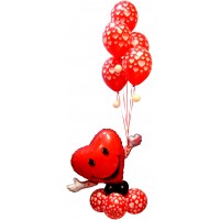 Воздушные шарики Сердце с шарами аватар