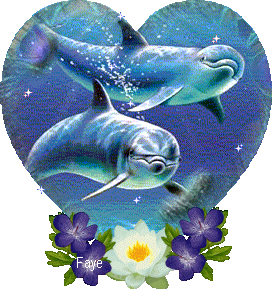 Дельфины Сердце с дельфинчиками аватар