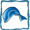 Дельфины Дельфин голубой в прыжке аватар