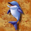 Дельфины Дельфин на пляже аватар