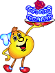 День рождения Смайл с тортом аватар