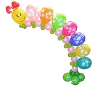 День рождения Гусеница из шариков аватар