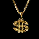 Деньги, золото Доллар- кулон аватар