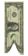 Деньги, золото Доллар в виде флажка аватар
