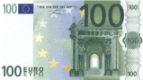 Деньги, золото 100 евро аватар