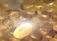 Деньги, золото Множество золотых монет аватар