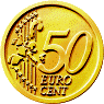 Деньги, золото 50 евро аватар