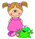 Дети Девченка с лягушкой аватар
