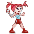 Дети Девочка с рыжими волосами аватар